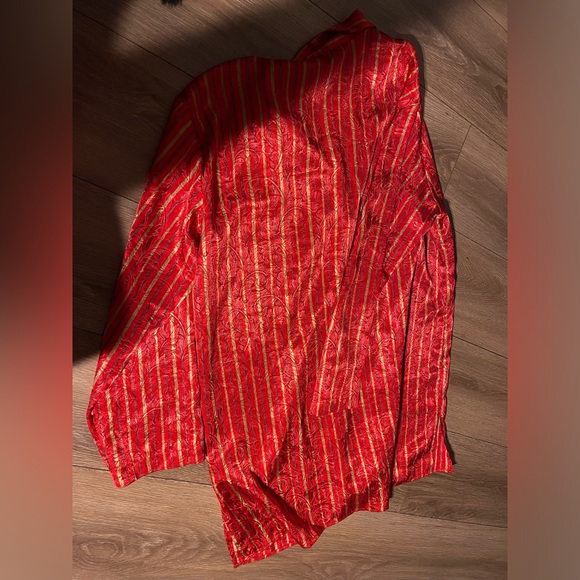 Vintage Victoria’s Secret Heart Label 90s Y2K Size M Satin Sleep Shirt - Picture 4 of 5